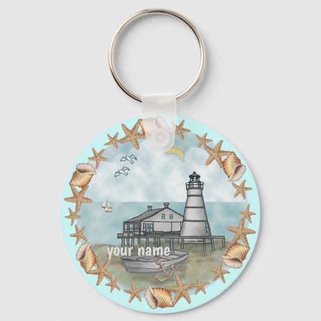 Chaveiro do farol Louisiana Shells (Frente)