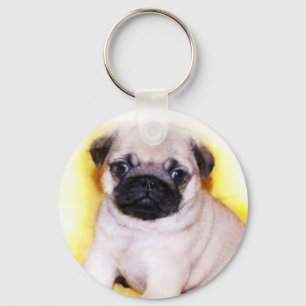 Chaveiro do filhote de cachorro do Pug