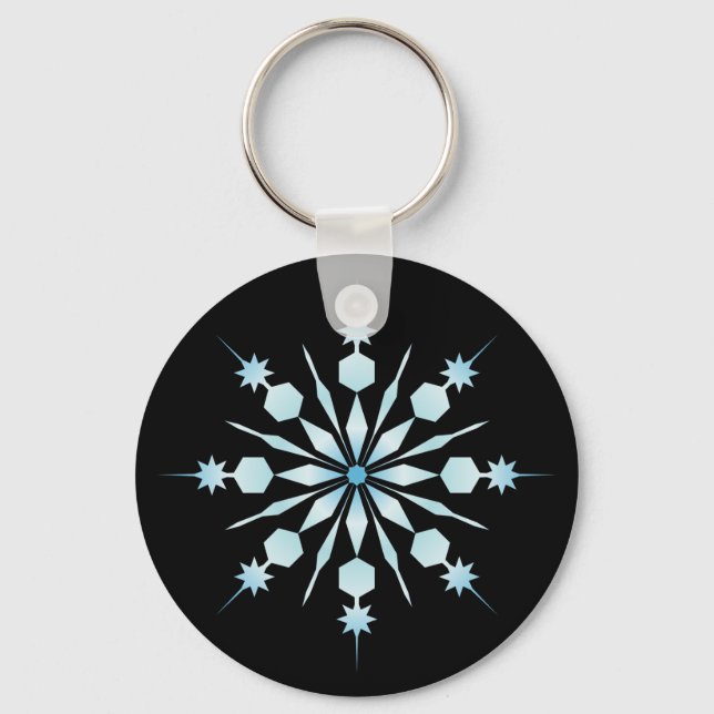 Chaveiro do floco de neve (Frente)