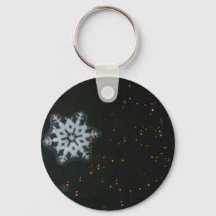 Chaveiro do floco de neve & das luzes