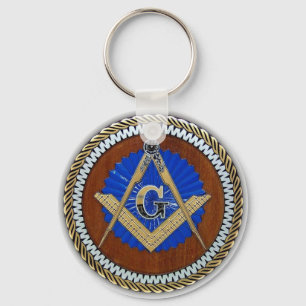 Chaveiro do freemason quadrado & compasso da conspiração