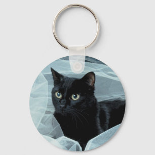 Chaveiro do gato preto