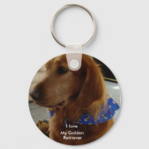 Chaveiro do golden retriever