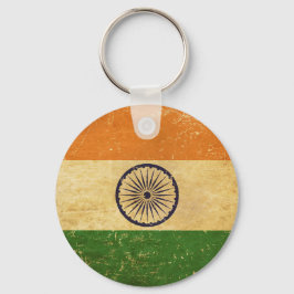 Chaveiro do Indian Flag Vintage Grunge