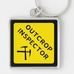 Chaveiro do inspector do afloramento