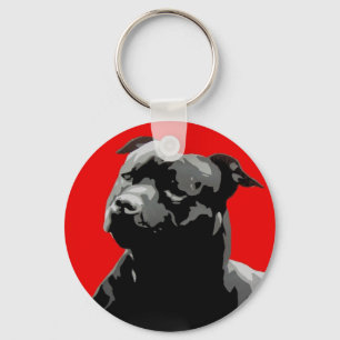 Chaveiro do keyring de Staffordshire bull terrier