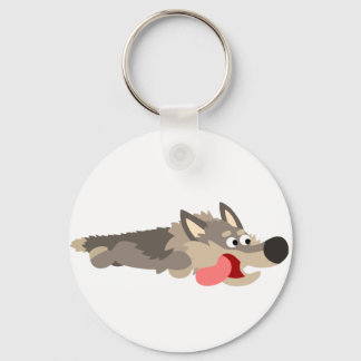 Chaveiro do Lobo de Cartoon da Frota Bonita