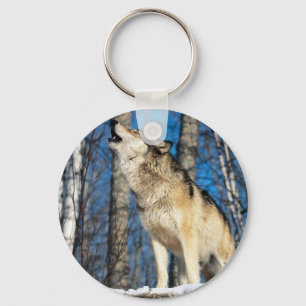 Chaveiro do lobo do urro