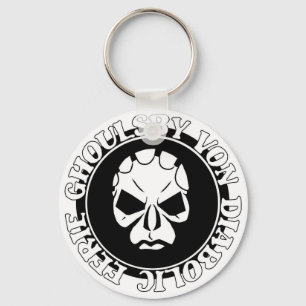 Chaveiro do logotipo da cara de EGVD