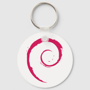 Chaveiro do logotipo de Debian
