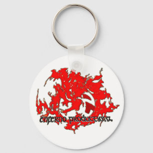 Chaveiro do logotipo de Enferno