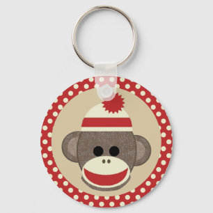 Chaveiro do macaco da peúga do menino