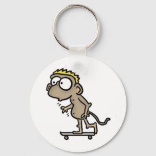 Chaveiro do macaco do skate