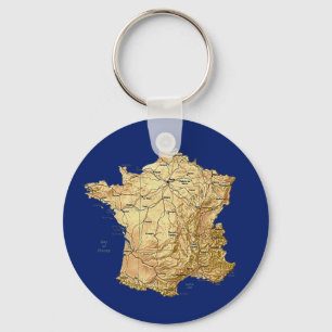 Chaveiro do mapa de France