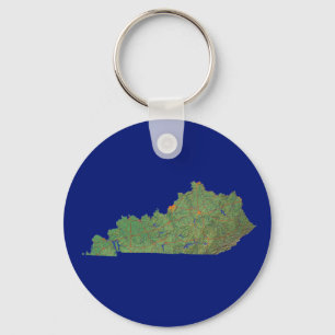 Chaveiro do Mapa do Kentucky