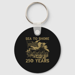 Chaveiro Do mar à costa 250 anos aniversário de 250 anos eu