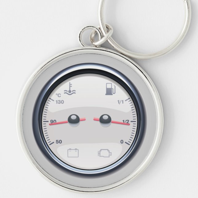 Chaveiro do medidor da temperatura de combustível (Frente)