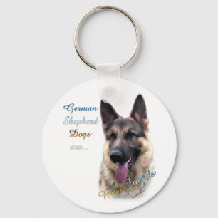 Chaveiro do melhor amigo do cão de german shepher