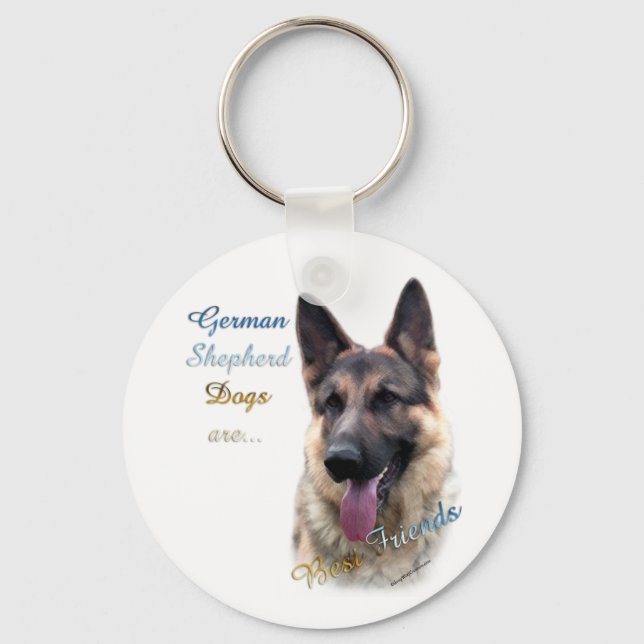 Chaveiro do melhor amigo do german shepherd (Frente)