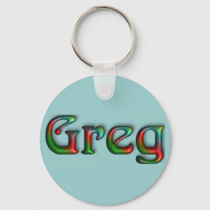 Chaveiro do nome do sulco do Hippie do KRW - Greg