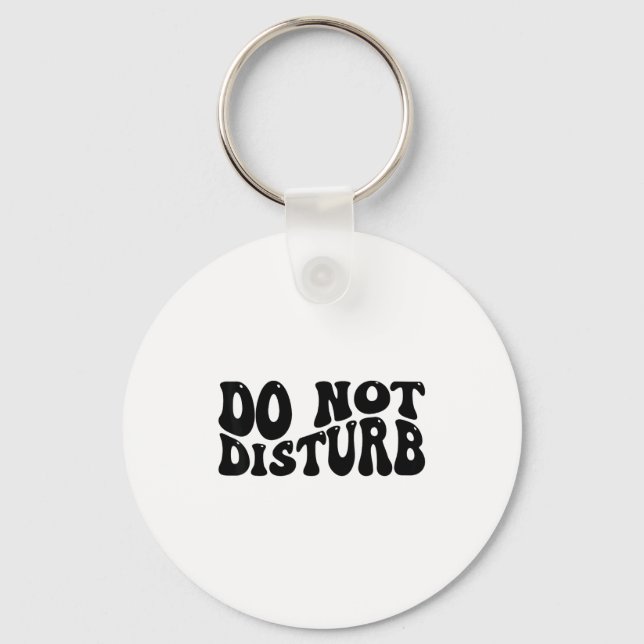 Chaveiro Do Not Disturb  (Frente)