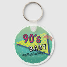 chaveiro do padrão bebê dos anos 90