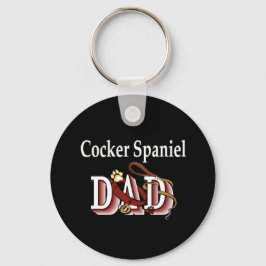 chaveiro do pai do spaniel do cocker