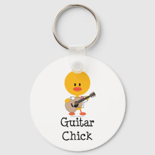 Chaveiro do pintinho da guitarra