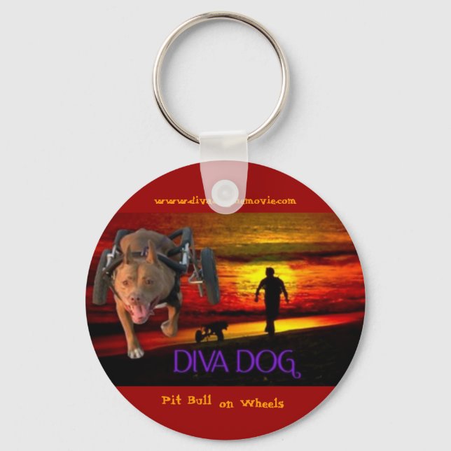 CHAVEIRO do Poster DIVA DOG Versão 2 (Frente)