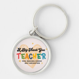 Chaveiro do Professor Obrigado - Presente para Edu