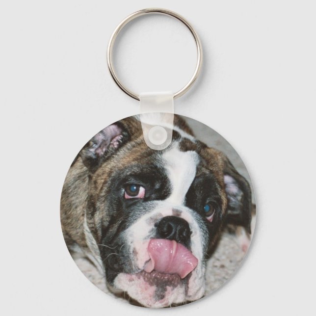 Chaveiro do protetor de chave Sassdog Bulldog (Frente)