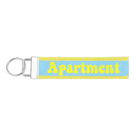 Chaveiro do pulso do aparato amarelo