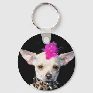 Chaveiro do punk da chihuahua