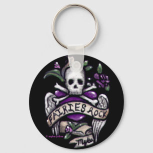Chaveiro do punk do crânio de "Sadie"