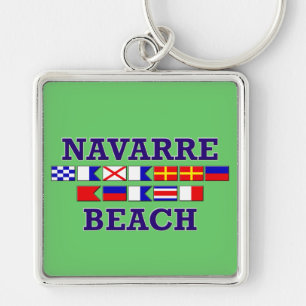Chaveiro do quadrado da praia de Navarra