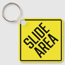 Chaveiro do Quadrado de Metal de Área de Diapositi