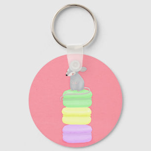 chaveiro do rato e dos macarons