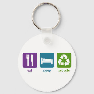 Chaveiro do reciclar