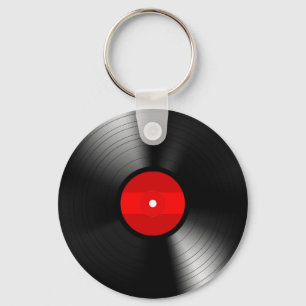 Chaveiro do registro de vinil do vintage