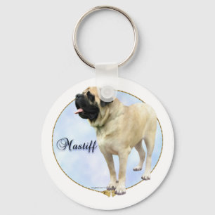 Chaveiro do retrato do Mastiff da jovem corça