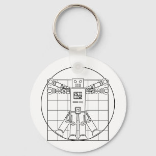Chaveiro do robô de da Vinci Vitruvian