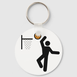 Chaveiro do símbolo do basquetebol