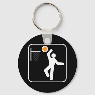 Chaveiro do símbolo do basquetebol