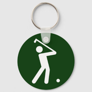 Chaveiro do símbolo do golfe