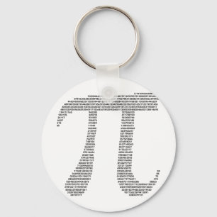 Chaveiro do símbolo do Pi