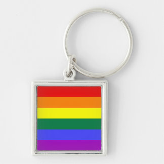 Chaveiro do Sinalizador do Orgulho Arco-Íris