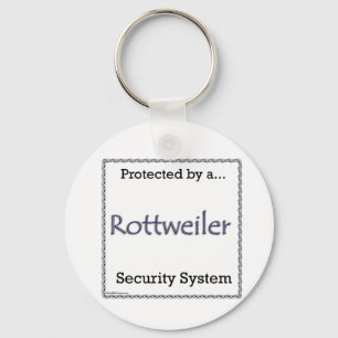 Chaveiro do Sistema de Segurança do Rottweiler