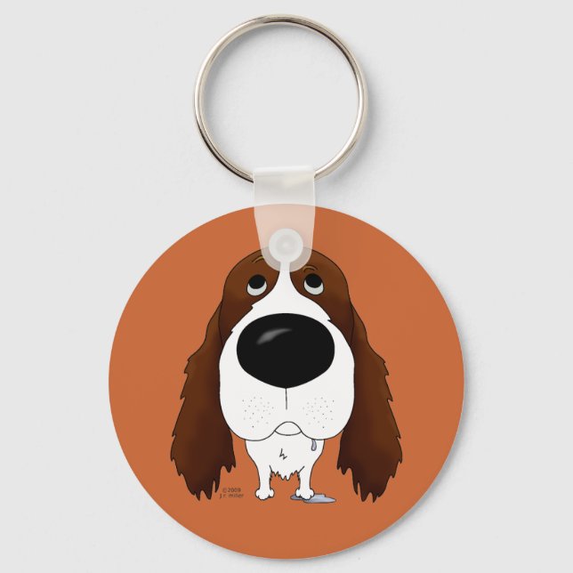Chaveiro do Springer Spaniel (Frente)