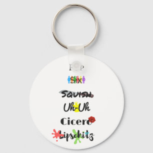 Chaveiro do tango do bloco de pilha