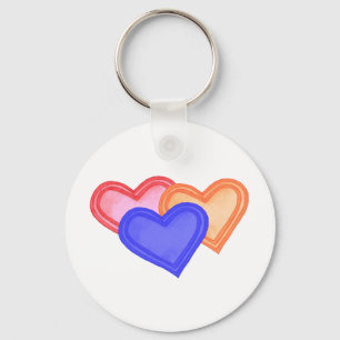 Chaveiro do trio dos corações
